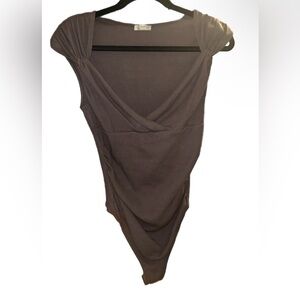Free People Short-Sleeve Bodysuit